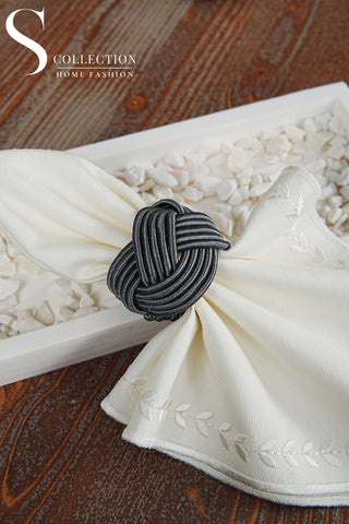 Exclusive Handmade Napkin Rings - Smoke Colour