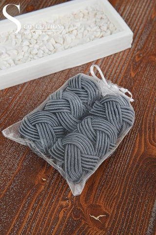 Exclusive Handmade Napkin Rings - Smoke Colour